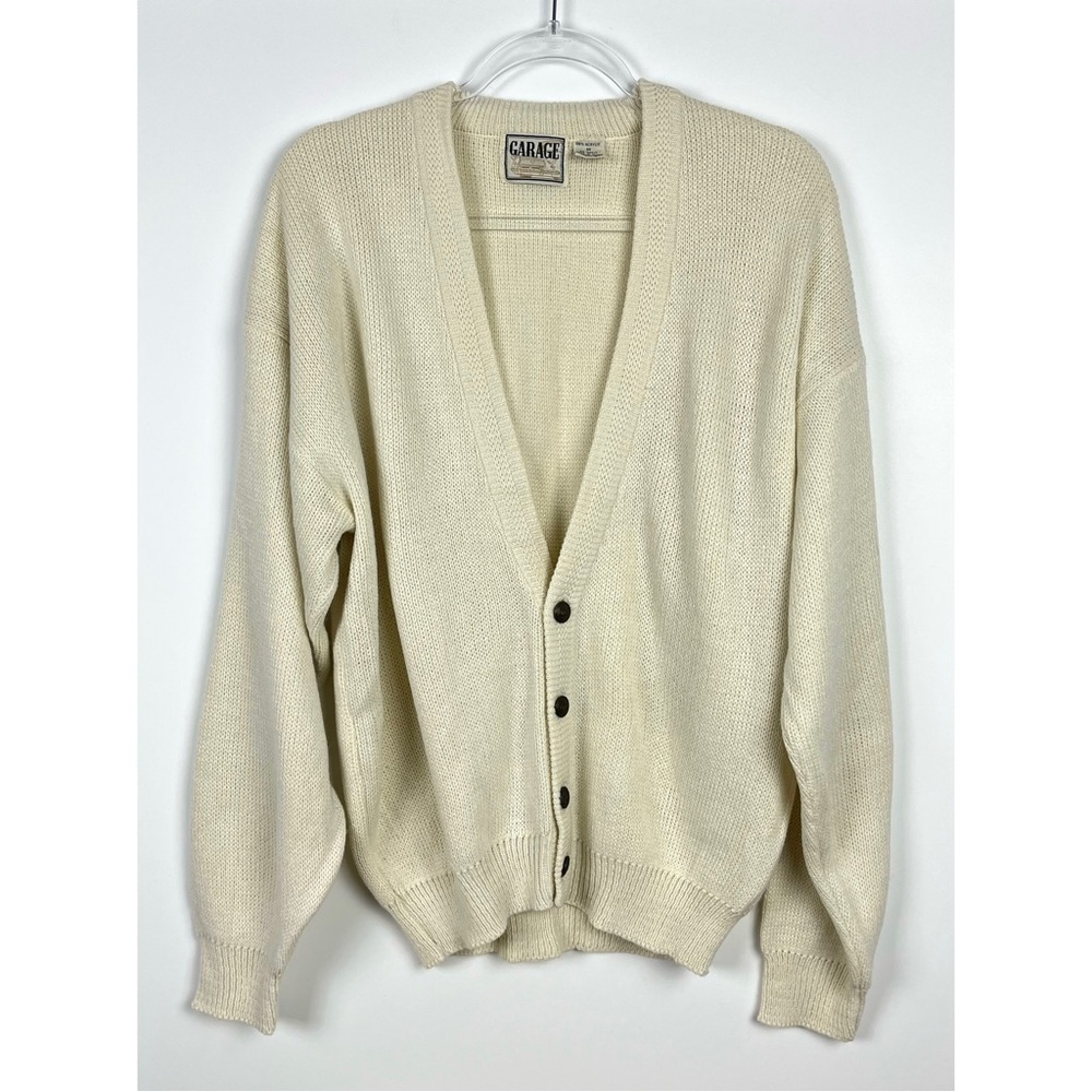 Vintage Gramacore Aesthetic Oversized Acrylic Cardigan